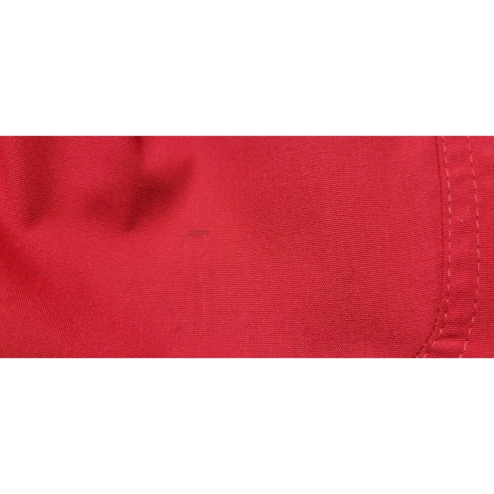 Mackintosh New England Women's Large Red Removable Hood Snap Button Rain Jacket - Picture 15 of 15